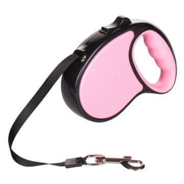 Merco Freemove povodec za pse roza barve dolžina 3 m