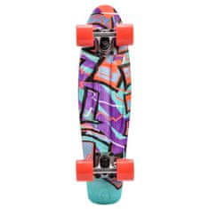 Meteor Flip Multi plastična skateboard deska grafitna različica 40579