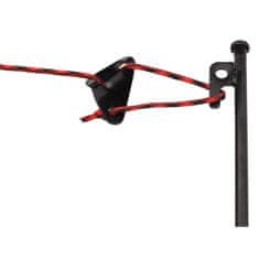 Merco Trikotnik 65 zaponka za šotorsko vrv črni paket 1 kos