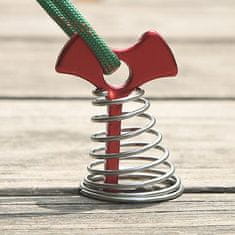 Merco Ribja kost šotorska vrvna zaponka srebrni paket 1 kos