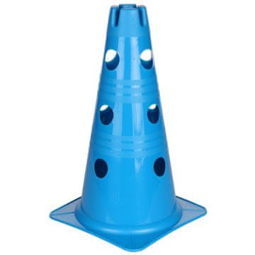 Merco Vario stožec z luknjami modri 30 cm pakiranje 1 kos