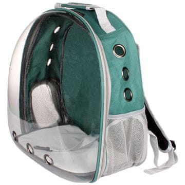 Merco Petbag Prozoren nahrbtnik za hišne ljubljenčke zeleno pakiranje 1 kos