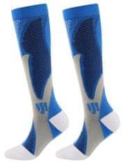 Merco Racer kompresijske nogavice za kolena modra oblačila velikost M