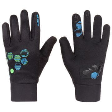 Etape Puzzle WS Otroške rokavice Črno-zelena oblačila Velikost 13-14