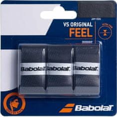Babolat VS Original overgrip wrap tl. 0,4 mm črno-modro pakiranje po 3