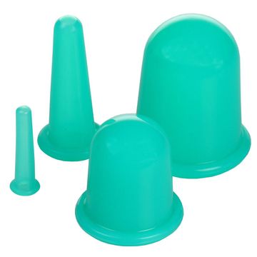 Merco Skodelice 4Pack Silikonske masažne skodelice Zeleni paket 1 Set
