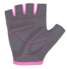 Etape Majhne otroške kolesarske rokavice belo-rožnate velikosti 3-4