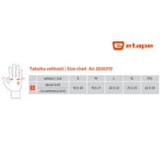 Etape Zračne kolesarske rokavice črno-zelena oblačila velikost S