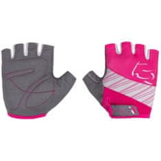 Etape Enostavne otroške kolesarske rokavice roza-bela oblačila velikosti 5-6