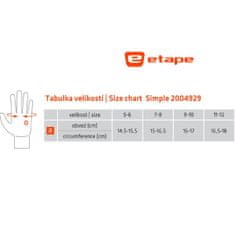 Etape Enostavne otroške kolesarske rokavice roza-bela oblačila velikosti 5-6