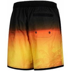 Aqua Speed Nolanove moške plavalne hlače črno-oranžne velikosti M