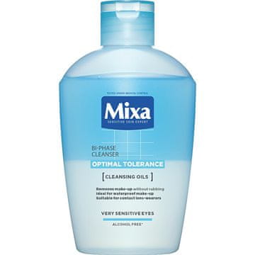 Mixa Optimalna toleranca 2-fazno čistilo za oči (dvofazno čistilo) 125 ml