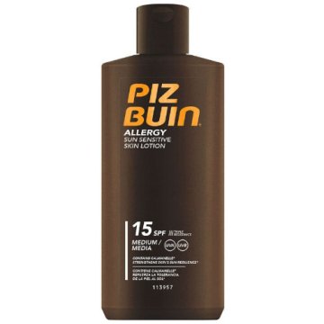 Piz Buin Losjon za zaščito pred soncem za občutljivo kožo Allergy SPF 15 (losjon za občutljivo kožo) 200 ml