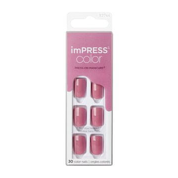 KISS Samolepilni nohti imPRESS Color Petal Pink 30 kosov