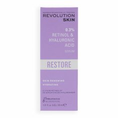 Revolution Skincare Serum za obraz 0,3 % retinol z vitamini in hialuronsko kislino 30 ml