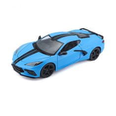 Maisto - 2020 Chevrolet Corvette Stingray Coupe Z51, modra, 1:24