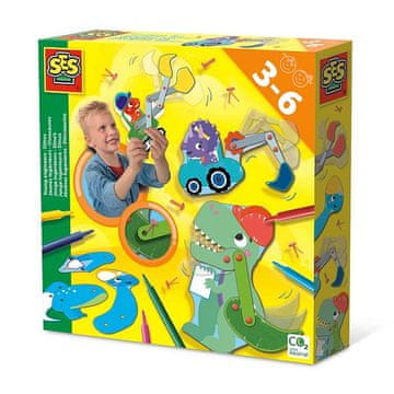 Otroško ustvarjanje - dinozavri v gibanju