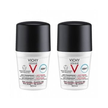 Vichy Komplet kroglic proti potenju za moške z 48-urnim učinkom Homme 48h (Antiperspirant) 2 x 50 ml