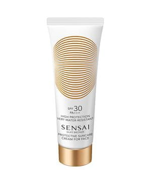 Sensai Zaščitna krema za obraz SPF 30 Silky Bronze Zaščitna krema za sončenje (krema za obraz) 50 ml