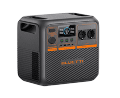 BLUETTI PREMIUM 200 V2 prenosna polnilna postaja, 2600 W, 2074 Wh baterija, AI BMS sistem, črna