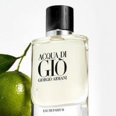 Giorgio Armani Acqua Di Gio Pour Homme - EDP 125 ml (za ponovno polnjenje) + EDP 15 ml