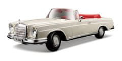 Maisto - 1967 Mercedes-Benz 280SE, Cabrio, krem, 1:18