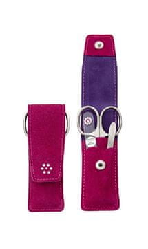 DuKaS Potovalni set za manikuro 3 kosi roza PL 874