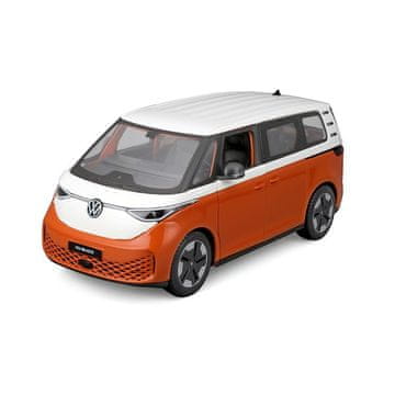 Maisto - 2023 Volkswagen ID.Buzz, bela, oranžna kovinska, 1:24