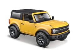 Maisto - 2021 Ford Bronco Badlands, rumena barva, 1:24