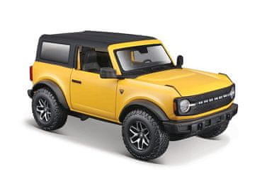 Maisto - 2021 Ford Bronco Badlands, rumena barva, 1:24