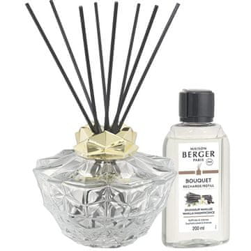Maison Berger Paris Darilni set aroma difuzorja Kali transparent + polnilo Vanilla Magnificence 200 ml