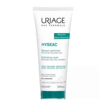 Uriage Eksfoliacijska maska za mešano in mastno kožo Hyséac (Exfoliating Mask) 100 ml