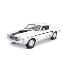 Maisto - 1968 Ford Mustang GT Cobra Jet, bel, 1:18