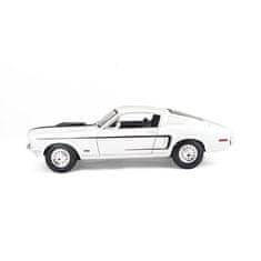 Maisto - 1968 Ford Mustang GT Cobra Jet, bel, 1:18