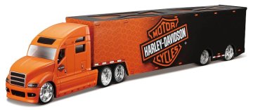 Maisto - Harley-Davidson Haulers, črno-oranžno, 1:64