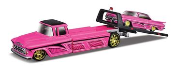 Maisto - Design Elite Transport, 1957 Chevrolet Flatbed + 1959 Chevrolet Impala SS, 1:64