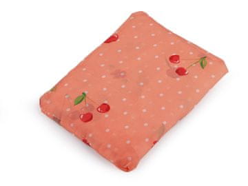 Zložljiva nakupovalna vrečka 49x40 cm polna - marelična češnja