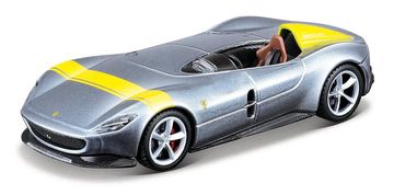 Maisto - Speed Icons - Ferrari Monza SP1, srebrno-rumena, 1:64
