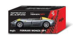 Maisto - Speed Icons - Ferrari Monza SP1, srebrno-rumena, 1:64