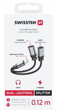 SWISSTEN 73502303 Lightn. /Lightn. 0,12M