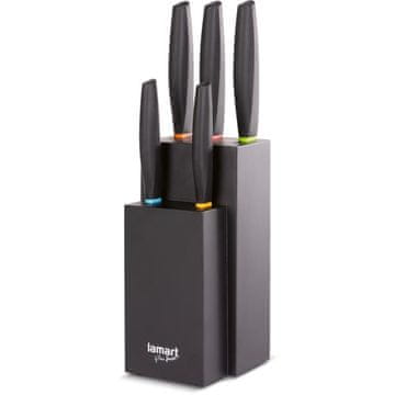 LAMART LT2158 KOMPLET 5 NOŽEV V BARVI BLOKA