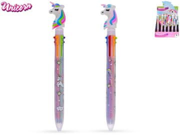 Unicorn mavrično pero 17 cm - mešanica barv (zelena griva, modra griva)