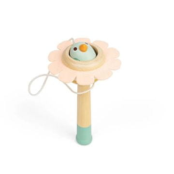 Bigjigs Toys Lovilec žogic Cvet z žogico Ptica