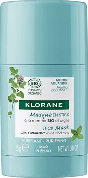 Klorane Maska za obraz za mešano do mastno kožo Bio meta (Stick Mask) 25 g