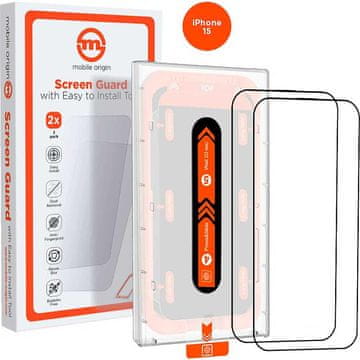 MOBILE ORIGIN Zaščita zaslona za iPhone 15 2 kosa