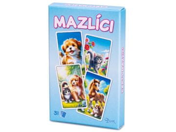 Rappa Kartice Črni Peter/Pexeso/Dueto hišni ljubljenčki 31 kosov v škatli