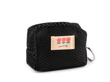 Dekliški kovček / obesek za ključe 8,5x6 cm - črn