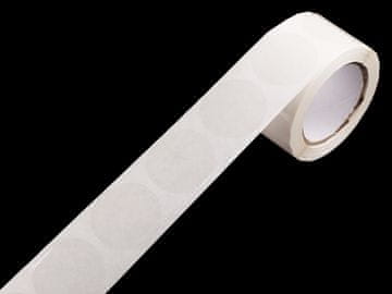 Samolepilni koleščki prozorni v zvitku Ø2; 2,5; 3 cm - (Ø3 cm) prozorni