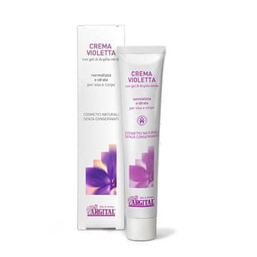 Argital Balansirna krema z vijolično in zeleno glino 50 ml