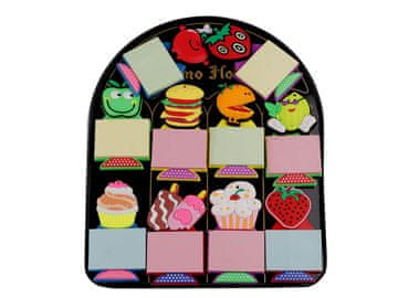 Silikonski magneti s papirnatimi bloki - mix (10 kosov)